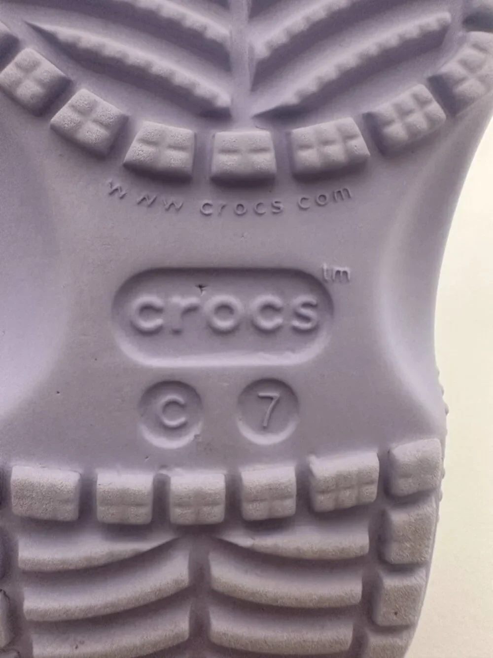 Crocs Shoes Toddler Kids Size 7 Lavendar Slip On Waterproof Vacation Pool Beach